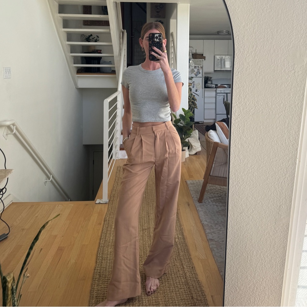 Pleated pants